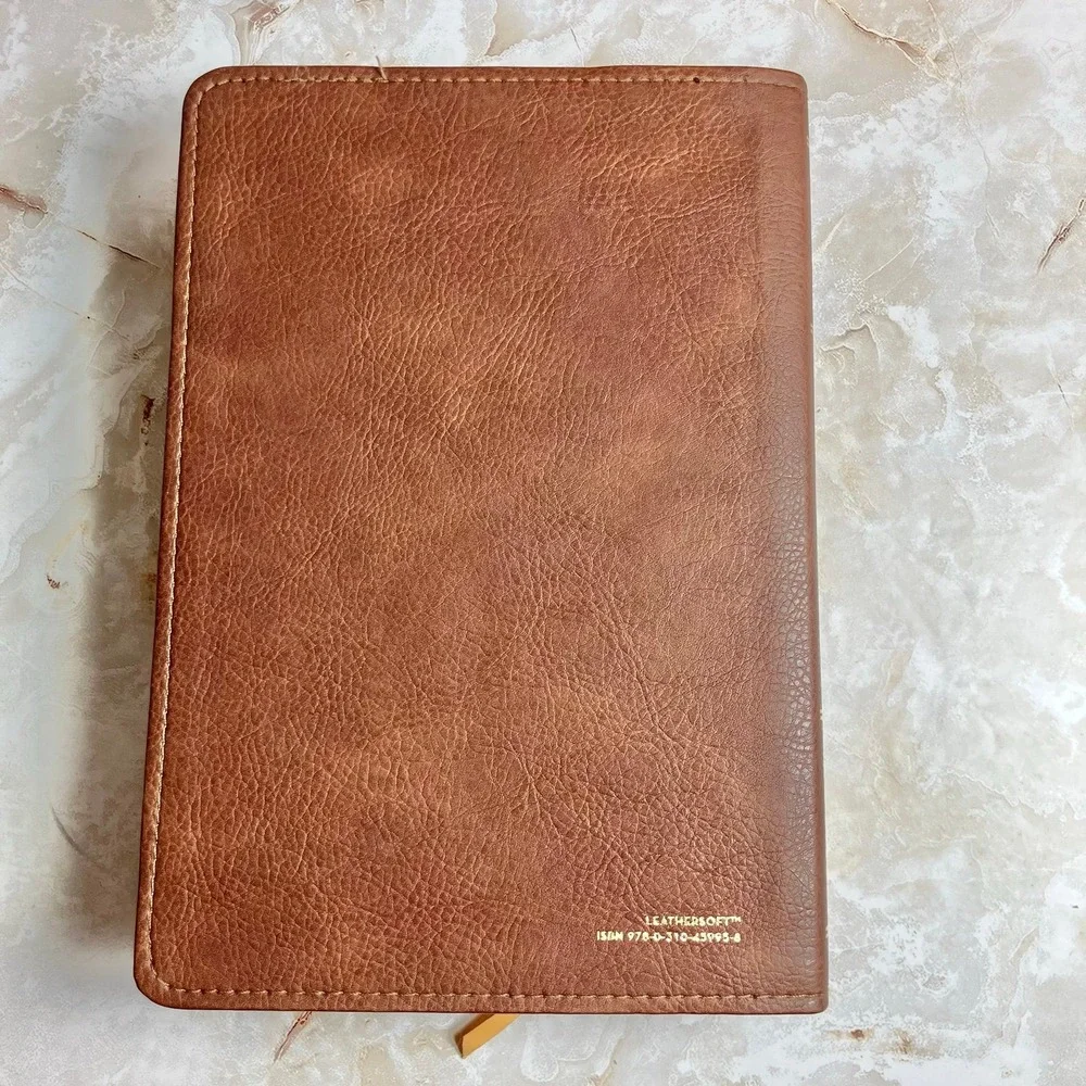 Thompson Chain-Reference Bible KJV Leathersoft Brown Red Letter Handy Size